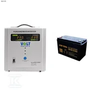 Zasilacze awaryjne UPS - Zasilacz awaryjny SINUS PRO 2000 E 12/230V (1250/2000W) + Akumulator AGM 12V 100 Ah DLV379 - miniaturka - grafika 1