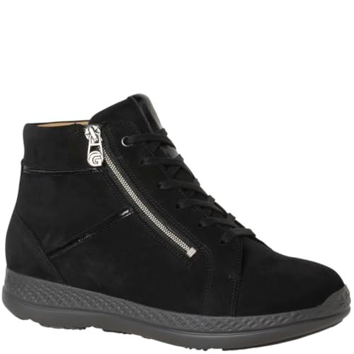 Ganter Karla-Luise K/L damskie botki, 42 EU 3X, czarny, 42 EU 3X-Weit