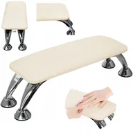 Akcesoria do paznokci - Podkładka pod dłoń poduszka podpórka manicure do salonu kosmetycznego kremowa - miniaturka - grafika 1