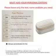 Inne - TEMU 1 szt. Spersonalizowane Pudełko na Biżuterię z Aksamitu ze Złotym Nadrukiem – Indywidualny Organizer Podróżny do Przechowywania Biżuterii, - miniaturka - grafika 1