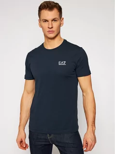Koszulki męskie - Emporio Armani EA7 T-Shirt 8NPT51 PJM9Z 1578 Granatowy Regular Fit - grafika 1