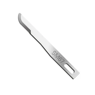 Ostrze mikrochirurgiczne SM67 sterylne 25szt stal nierdzewna Swann-Morton - Meble i wyposażenie gabinetów medycznych - miniaturka - grafika 1