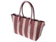 Torebki damskie - Shopper Damska Torba Na Ramię Modna Torebka Listonoszka Miejska, Różowy - miniaturka - grafika 1