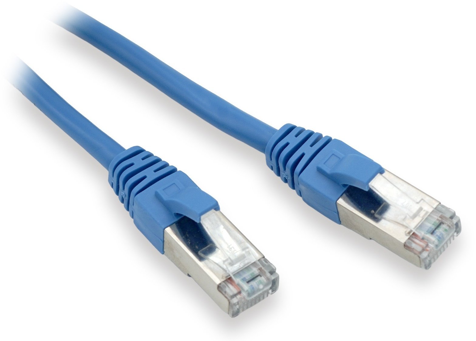 Lynx CS Patchcord, Cat 5e, FTP, PVC, CCA, 0.3m, niebieski, 10 szt. LX-FTP5E-0030-BLUE
