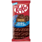 Czekolada - KitKat Double Chocolate Paluszki waflowe oblane mleczną i deserową czekoladą 99 g - miniaturka - grafika 1