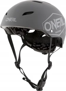 Dziecięcy kask rowerowy O'neal Dirt Youth Plain Gray S na deskę, rolki - Kaski rowerowe - miniaturka - grafika 1