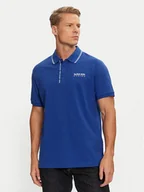 Koszulki męskie - Pepe Jeans Polo Red Bull Racing RM540001 Niebieski Regular Fit - miniaturka - grafika 1