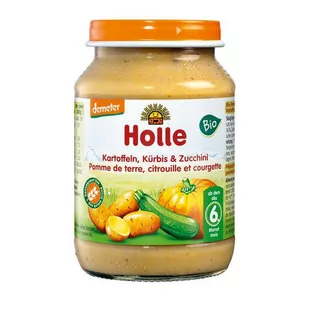 Holle HOLLE Cukinia i dynia z ziemniakami - 190 g po 6 miesiącu - Dania dla dzieci - miniaturka - grafika 2
