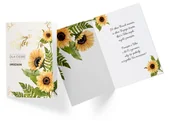 Kartki okolicznościowe i zaproszenia - Kukartka Karnet B6 PR-245 Imieniny słoneczniki - miniaturka - grafika 1