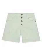 Spodenki damskie - Guess Szorty materiałowe J5GD29 WH6L0 Zielony Regular Fit - miniaturka - grafika 1
