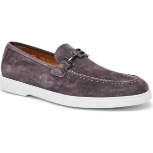 Baldinini Skórzane loafersy - Półbuty męskie - miniaturka - grafika 1