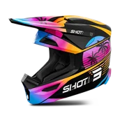 Kaski motocyklowe - Kask MX Shot Furious Pomarańczowy BłyszczącyM - miniaturka - grafika 1