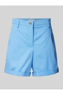 Szorty chinosy o rozkloszowanym kroju z kieszeniami z tyłu model CO BLEND - Tommy Hilfiger - Spodnie sportowe damskie - miniaturka - grafika 1