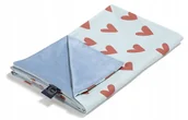 Koce i narzuty dla dzieci - Velvet Collection Light Przedszkolaka L Heartbeat Blue La Millou - miniaturka - grafika 1
