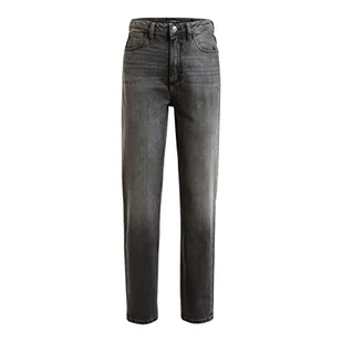 Guess Damskie spodnie jeansowe 5 kieszeni mama Jean W2YA21D4QD2, Autentyczny szary, 39 - Spodnie damskie - miniaturka - grafika 1