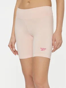Reebok Szorty sportowe IM4079 Różowy - Spodenki damskie - miniaturka - grafika 1