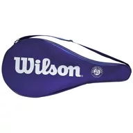 Torby sportowe - Wiilson Roland Garros Tennis Cover Bag Wr8402701001, Granatowe Torba, Pojemność: 8 L - miniaturka - grafika 1