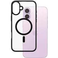 Etui i futerały do telefonów - Etui PANZERGLASS HardCase MagSafe do Apple iPhone 16 Plus Przezroczysto-czarny - miniaturka - grafika 1