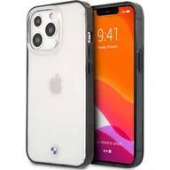 Etui i futerały do telefonów - BMW Etui BMHCP13XPCUMRBK iPhone 13 Pro Max 6,7" transparent hardcase Signature Collection - miniaturka - grafika 1