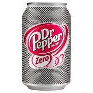 Napoje gazowane - Dr Pepper Zero napój gazowany 330ml - miniaturka - grafika 1
