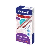 Długopisy - Długopis Pelikan Hang Stick czerwony - miniaturka - grafika 1