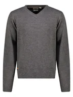 Swetry męskie - Geographical Norway Sweter "Froste" w kolorze szarym - miniaturka - grafika 1