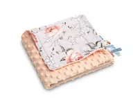 Koce i narzuty dla dzieci - KOC MINKY niemowlęcy BRZOSKWINIA MAGICZNY OGRÓD 75 X 100 - miniaturka - grafika 1