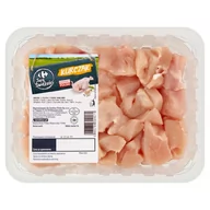 Mięso świeże i mrożone - Carrefour Targ Świeżości Kostka z fileta z piersi kurczaka 0,400 kg - miniaturka - grafika 1