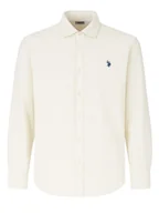 Koszule męskie - U.S. Polo Assn. Koszula sztruksowa - Regular fit - w kolorze kremowym - miniaturka - grafika 1