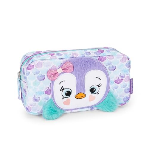 MOFU MOFU oficjalna torba Mofu Mofu, torba do przechowywania toreb i plecaków, z praktycznym zamkiem błyskawicznym i puszystymi detalami, pomysł na prezent dla dziewczynki i chłopca, 22 x 12 x 7 cm,