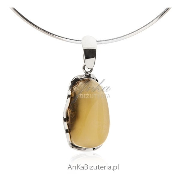 ankabizuteria.pl Unikatowa biżuteria z bursztynu Srebro pr 925