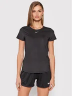 Koszulki sportowe damskie - Nike Koszulka techniczna Dri-Fit One DD0626 Czarny Slim Fit - miniaturka - grafika 1