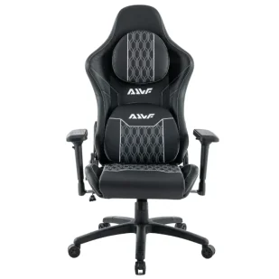 Fotel dla gracza gamingowy ergonomiczny krzesło czarny G6071 - Fotele gamingowe - miniaturka - grafika 1