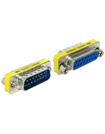 Adaptery i przejściówki - ADAPTER D-SUB15PINM->D-SUB15PINF DELOCK - miniaturka - grafika 1