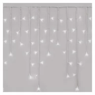 Oświetlenie świąteczne - EMOS LED Zewnętrzny łańcuch bożonarodzeniowy 300xLED/8 trybów 10m IP44 zina biel + zdalne sterowanie - miniaturka - grafika 1