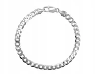 Bransolety męskie - Męska bransoleta pancerka długa 22 cm /6mm - miniaturka - grafika 1