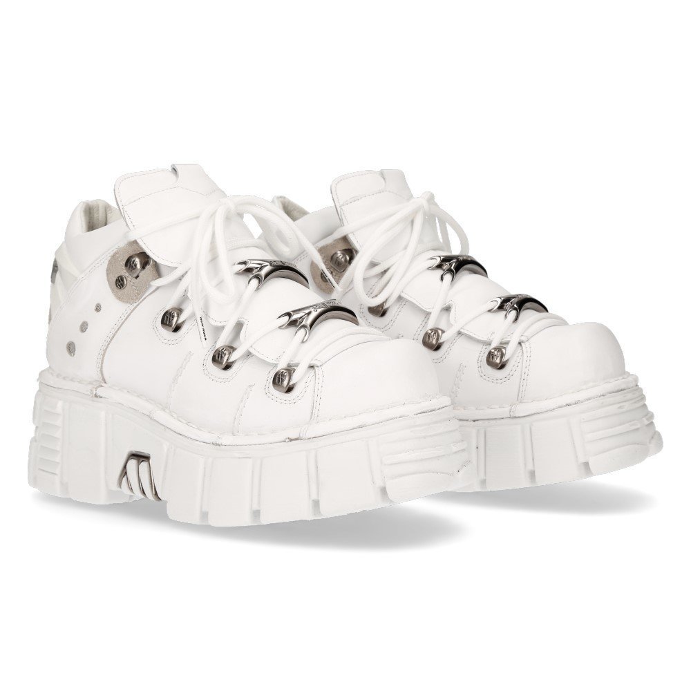 Buty New Rock Napa Blanca, Vacuno Blanco, Tower Blanco + Lateral [M-106N-C27]-36