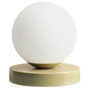 Lampy stojące - Minimalistyczna lampka biurkowa Ball Table 1076B12_S beżowa - miniaturka - grafika 1