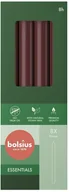 Świece - Świeca stołowa BOLSIUS Essentials 8H 23CM 8szt. AKSAMITNA CZERWIEŃ - miniaturka - grafika 1