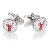 Spinki do mankietów i krawatów - Spinki do mankietów Boże Narodzenie X2 BOC306 - miniaturka - grafika 1