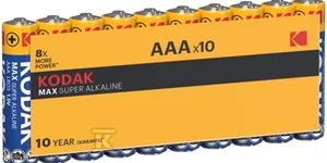 Kodak MAX AAA-10 shrink - Baterie i akcesoria - miniaturka - grafika 1