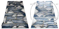 Dywany - Dywan DE LUXE nowoczesny 462 Geometryczny - Strukturalny granatowy / złoty niebieski 120x170 cm - miniaturka - grafika 1