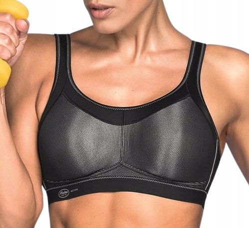 ANITA PLUS SIZE BIUSTONOSZ DAMSKI SPORTOWY SZARY 90C 6FA