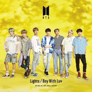 LIGHTS BOY WITH LUV EDITION A) CD+ DVD) LTD Bts CD + DVD) - Pop - miniaturka - grafika 1