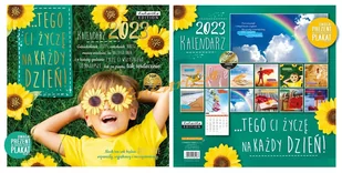 Kalendarz 2023 ścienny Classic Życzenia - Kukartka - Kalendarze - miniaturka - grafika 1