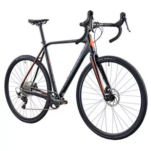 Rower gravel FONDRIEST Raptor 2.0 M24 28 cali męski Czarno-pomarańczowy - Rowery - miniaturka - grafika 1