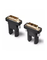 Kable - Lindy 38325 Hybrydowy kabel optyczny światłowodowy HDMI 2.0 18G z wymiennymi/odłączanymi wtykami HDMI i DVI 70m - miniaturka - grafika 1