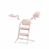 Krzesełka do karmienia - CYBEX Krzesełko LEMO 3-in 1 Set BT Pearl Pink - light pink - miniaturka - grafika 1