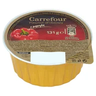 Pasztet i przetwory mięsne - Carrefour Pasztet drobiowy z papryką 131 g - miniaturka - grafika 1