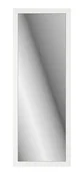 Lustra - Białe prostokątne lustro ścienne w ramie N0-R68 - miniaturka - grafika 1